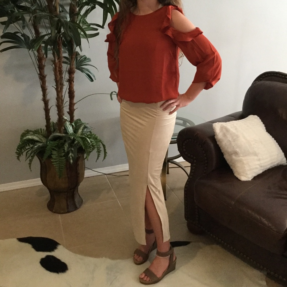 Taupe Skirt